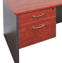 VDKP1D1F Fixed Pedestal Optional Extra. 1 Drawer : 1 File Drawer. Lockable